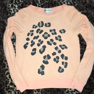 XS Wildfox Sweater with Leopard / Cheetah Spots